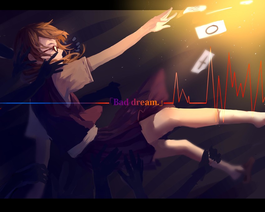 usami sumireko (touhou and 1 more) drawn by qin_xin