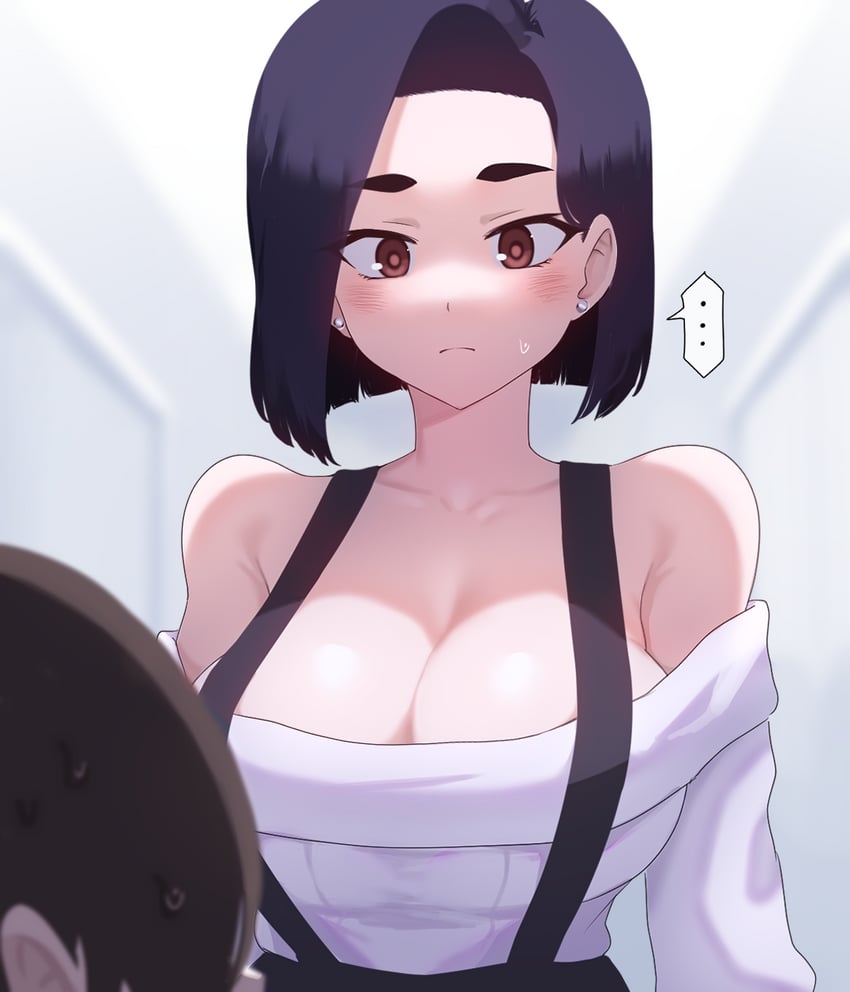 ichikawa kyoutarou and yamada sanae (boku no kokoro no yabai yatsu) drawn by punpunn