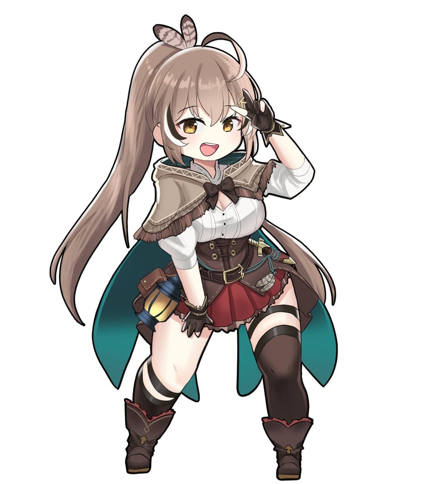 nanashi mumei (hololive and 1 more) drawn by desspie