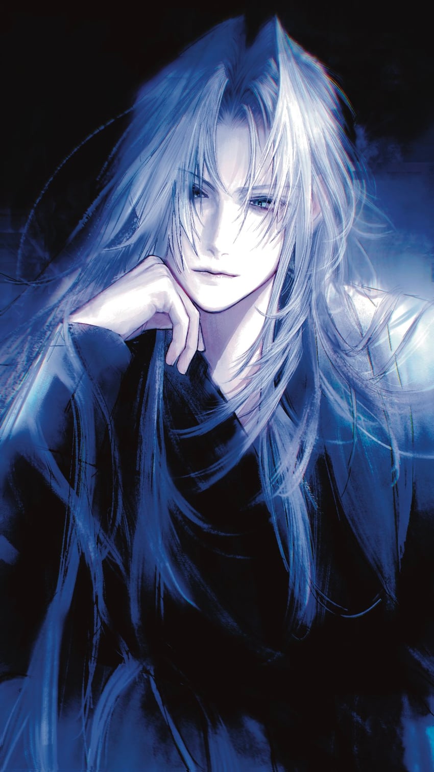sephiroth (final fantasy and 2 more) drawn by enxiakaiguan