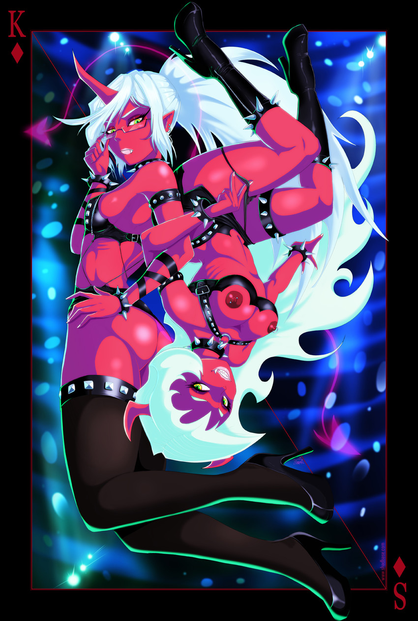 kneesocks and scanty (panty & stocking with garterbelt) drawn by shadman