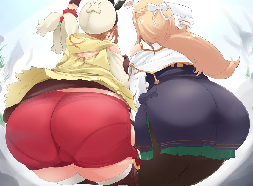reisalin stout and klaudia valentz (atelier and 2 more) drawn by mizuyan
