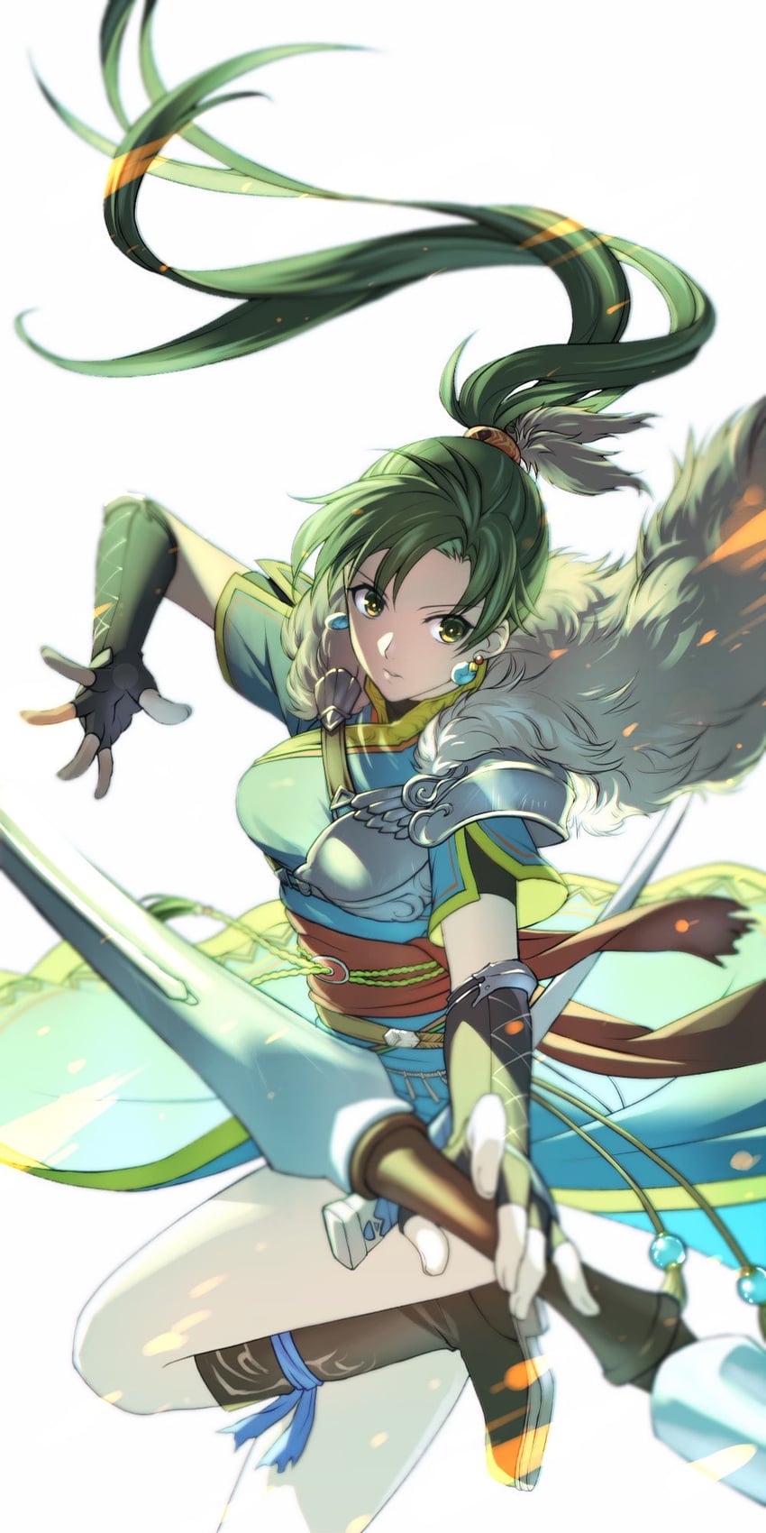 lyn (fire emblem and 2 more) drawn by kori_kms