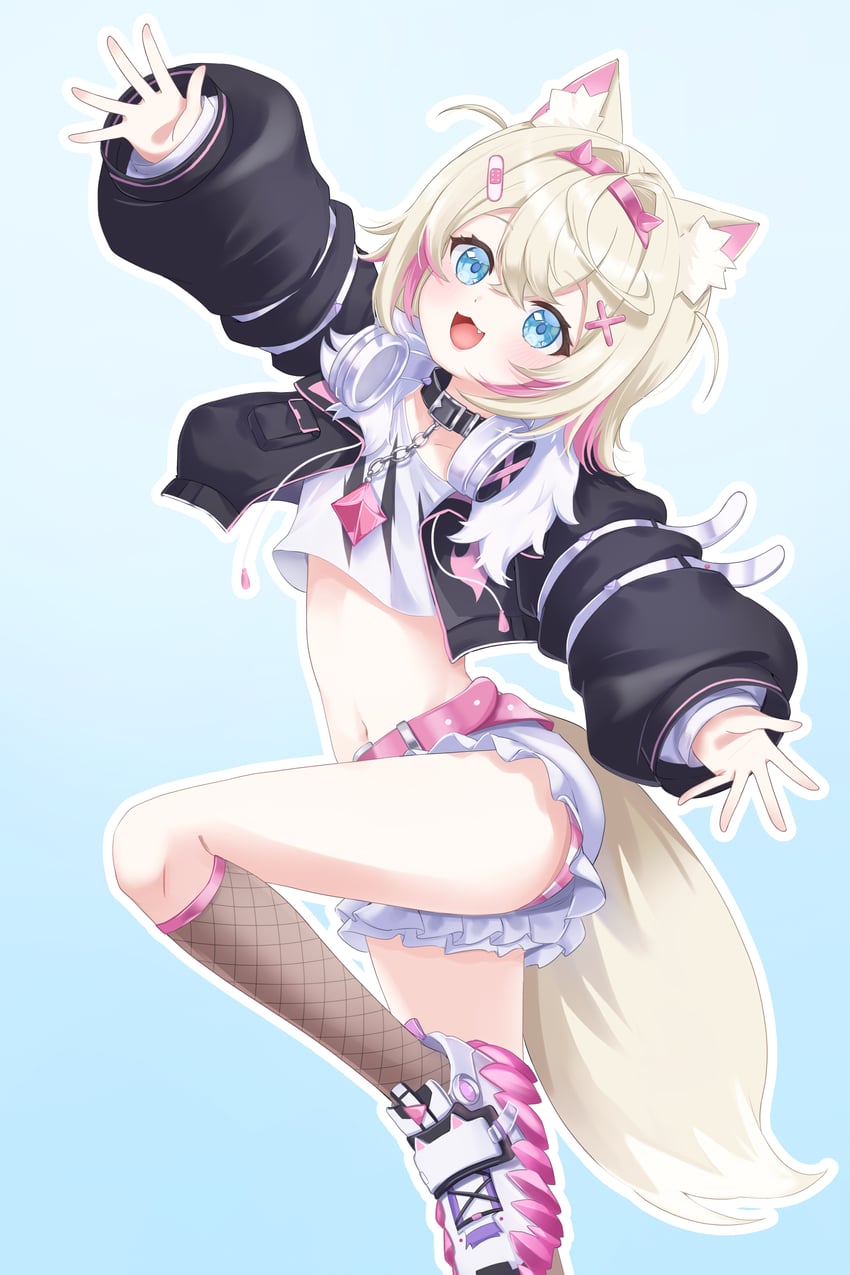 mococo abyssgard (hololive and 1 more) drawn by 4kimizuki