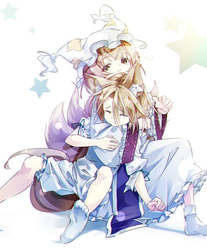 yakumo ran and kudamaki tsukasa (touhou) drawn by gorilla_(bun0615)