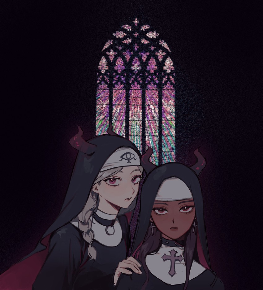 fiona gilman and patricia dorval (identity v) drawn by yp_(pypy_5_)