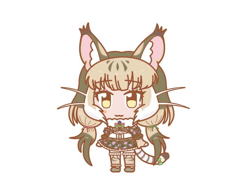 jungle cat (kemono friends and 2 more) drawn by ef63_11