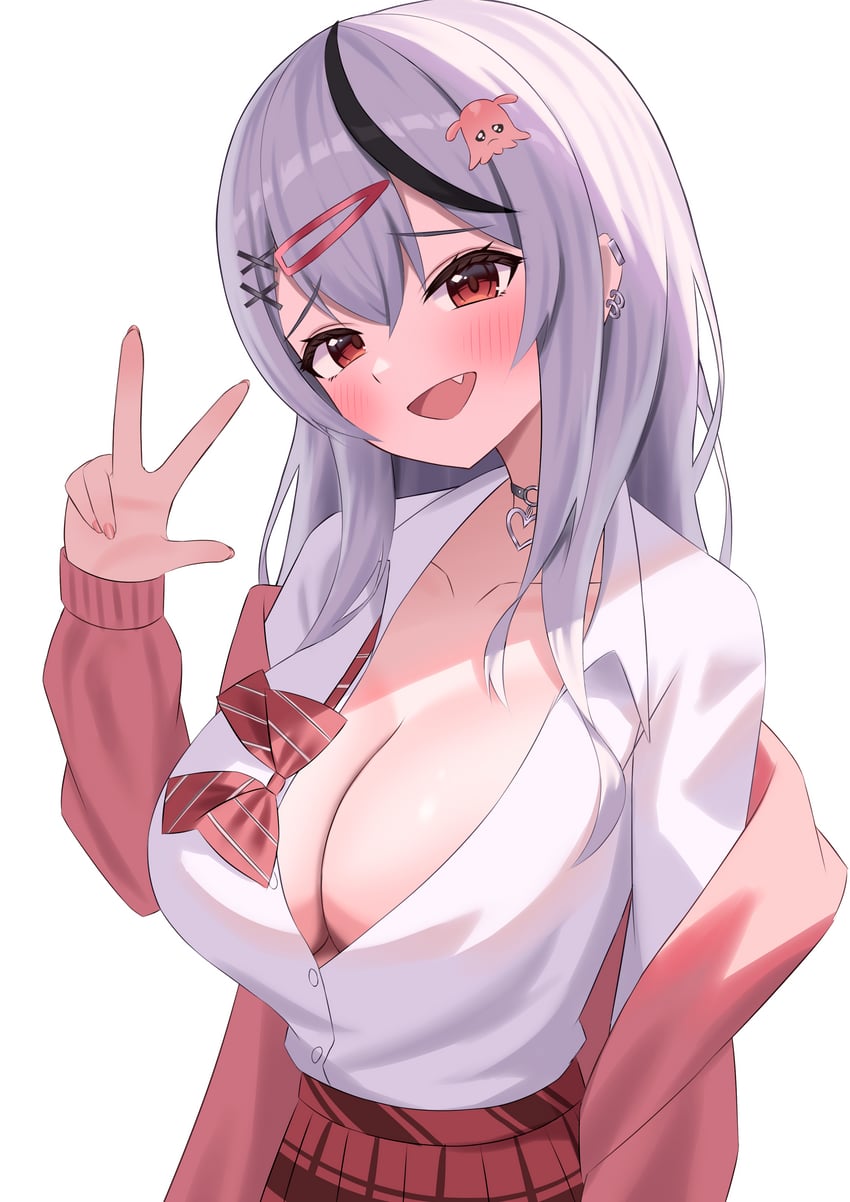 sakamata chloe (hololive) drawn by kumoru_(kumoru_145)