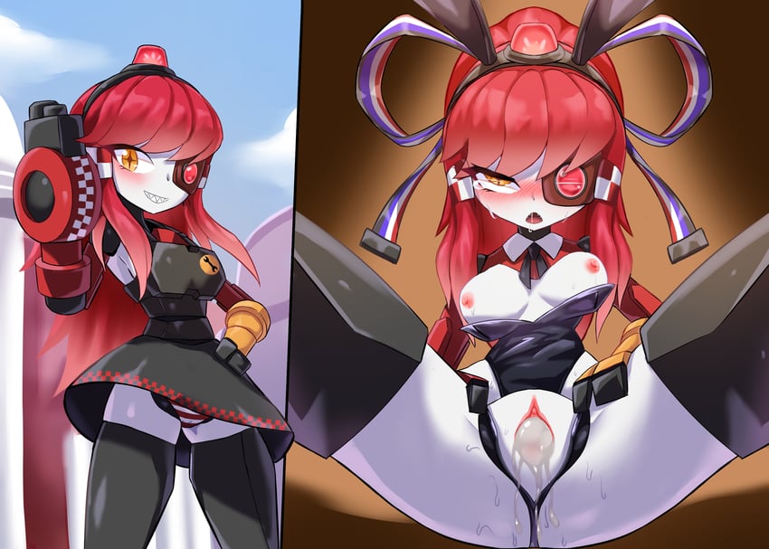 mimi-sentry (original and 1 more) drawn by zerokun135