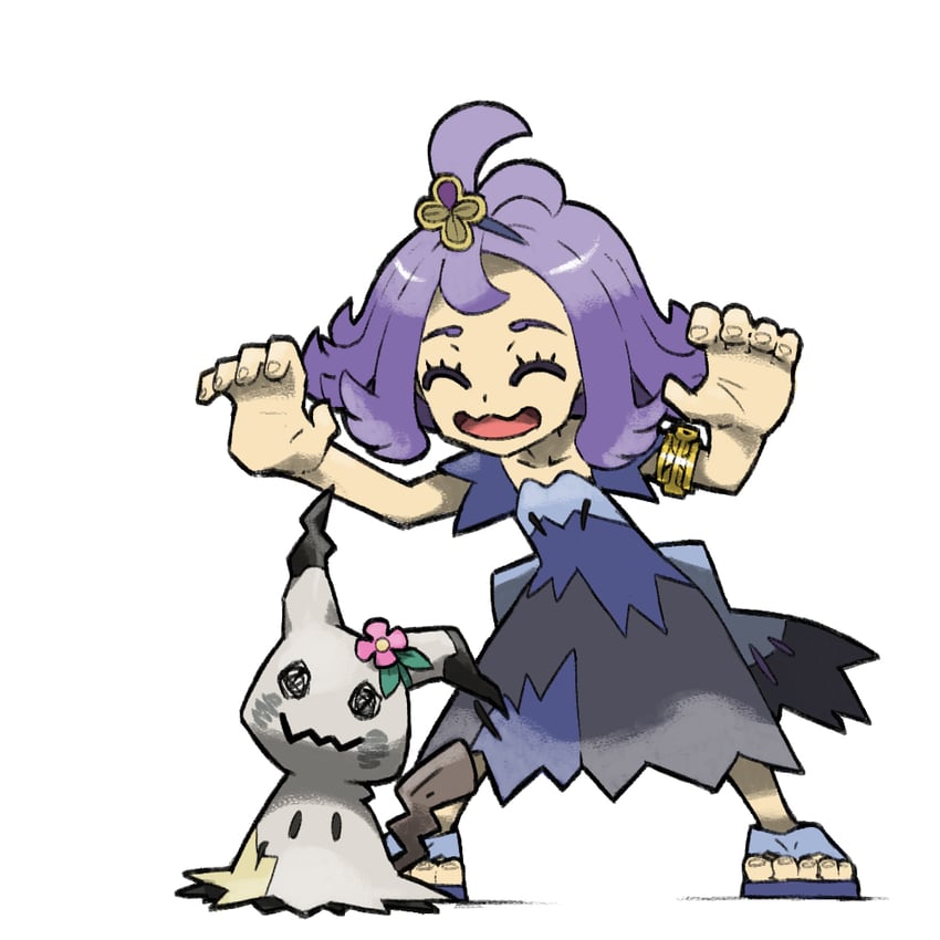 mimikyu and acerola (pokemon and 1 more) drawn by blacknirrow