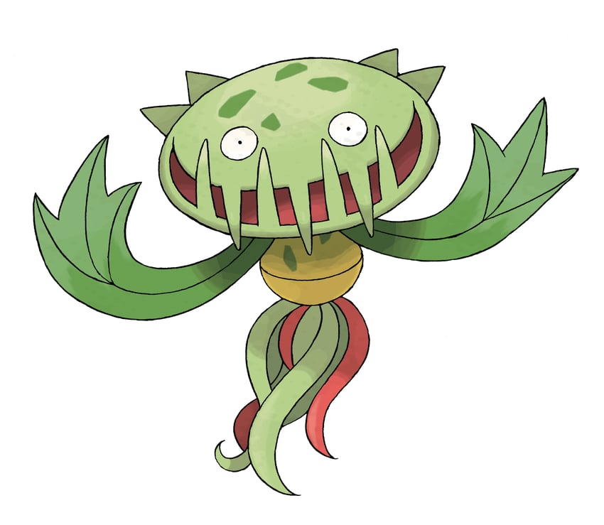 carnivine (pokemon and 1 more) drawn by sugimori_ken