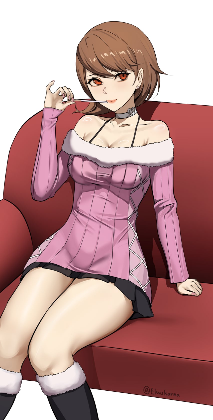 takeba yukari (persona and 1 more) drawn by ekuskarma