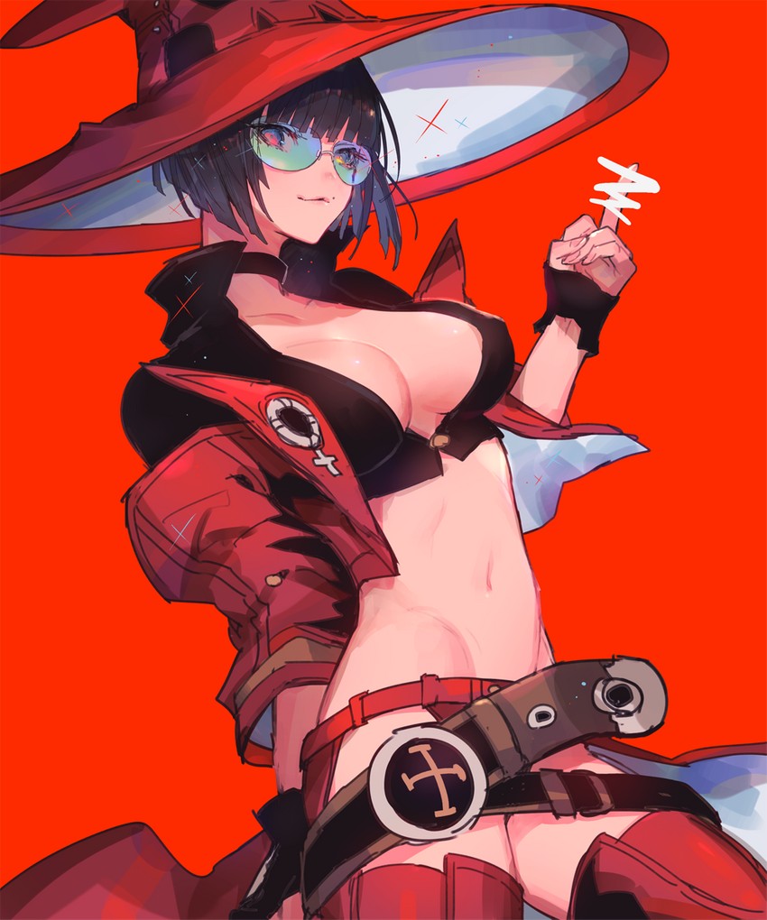 i-no (guilty gear and 1 more) drawn by oro_(sumakaita)