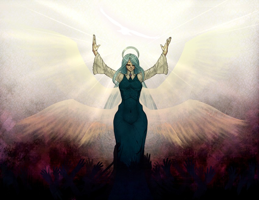 sariel (touhou) drawn by dizmathik