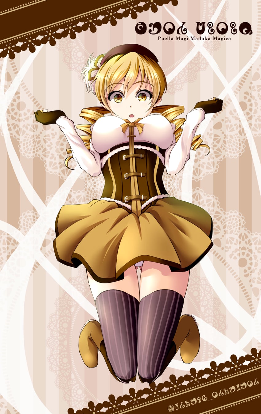tomoe mami (mahou shoujo madoka magica) drawn by hikaru_310