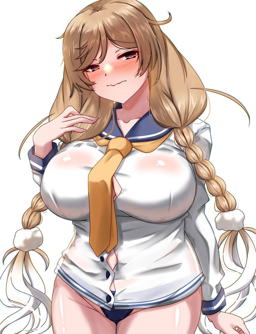 yukikaze and minegumo (kantai collection) drawn by shigatsu_(soratobuusagi)