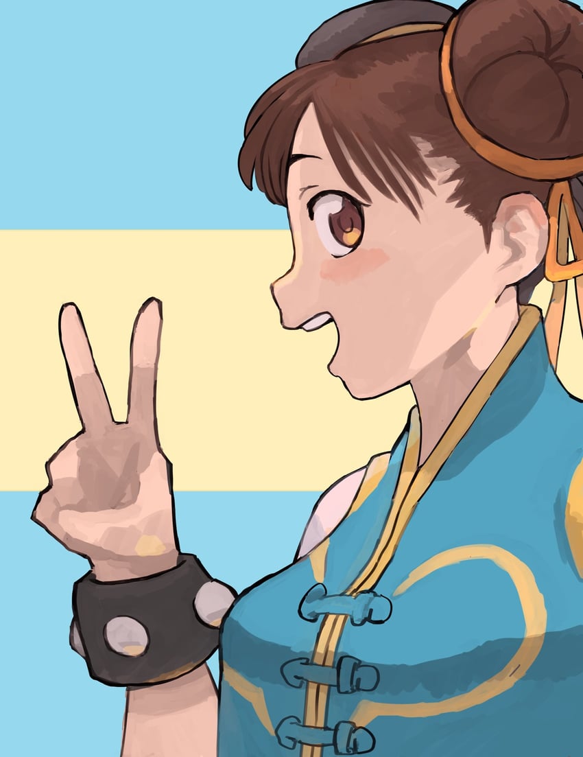 chun-li (street fighter and 1 more) drawn by gan2