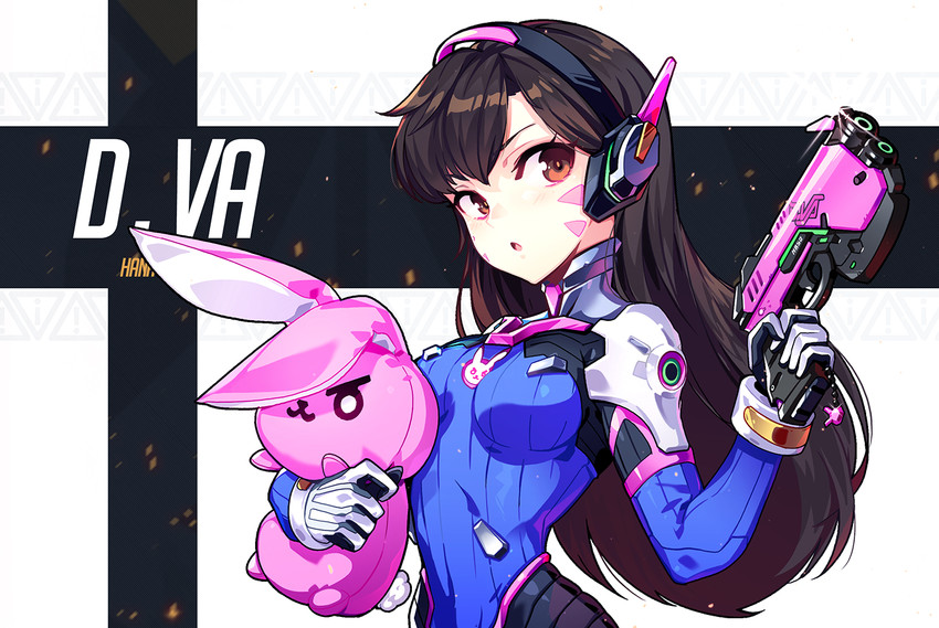 d.va (overwatch and 1 more) drawn by hwansang
