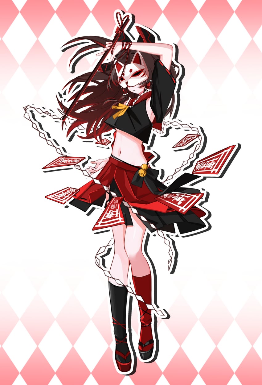 hakurei reimu (touhou and 1 more) drawn by takki_(takkiko)