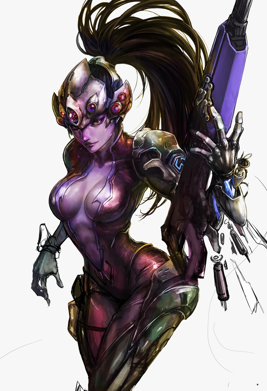 widowmaker (overwatch and 1 more) drawn by jay_b_lee