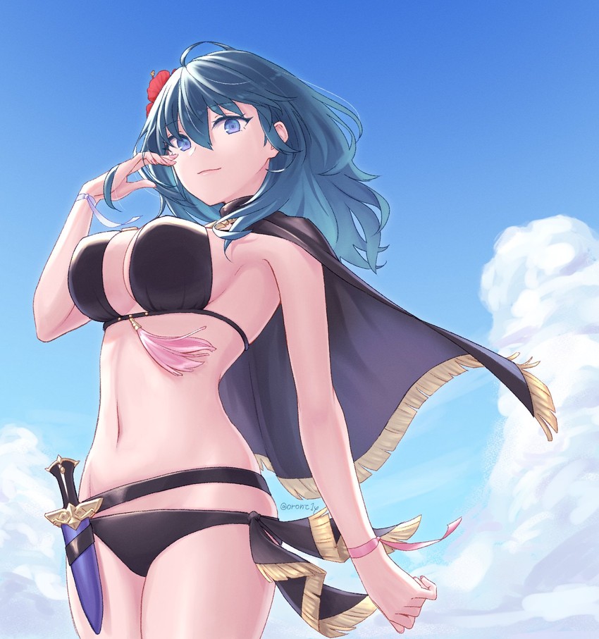 female byleth (fire emblem and 2 more) drawn by orio_(oront1y)