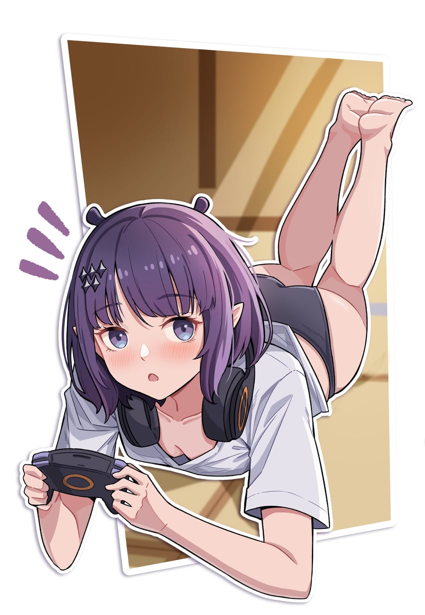 ninomae ina'nis (hololive and 1 more) drawn by nuebunny