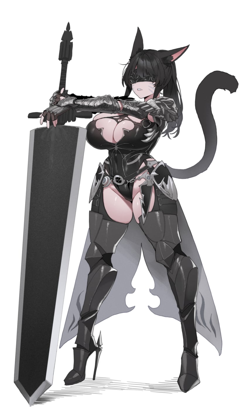 warrior of light and dark knight (final fantasy and 1 more) drawn by mimyo