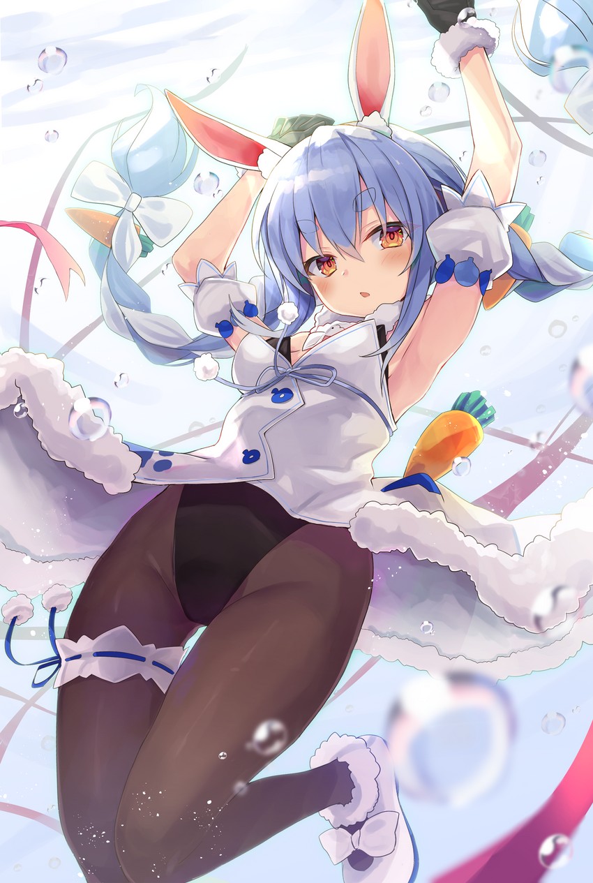 usada pekora and don-chan (hololive) drawn by toshizou_(0714)
