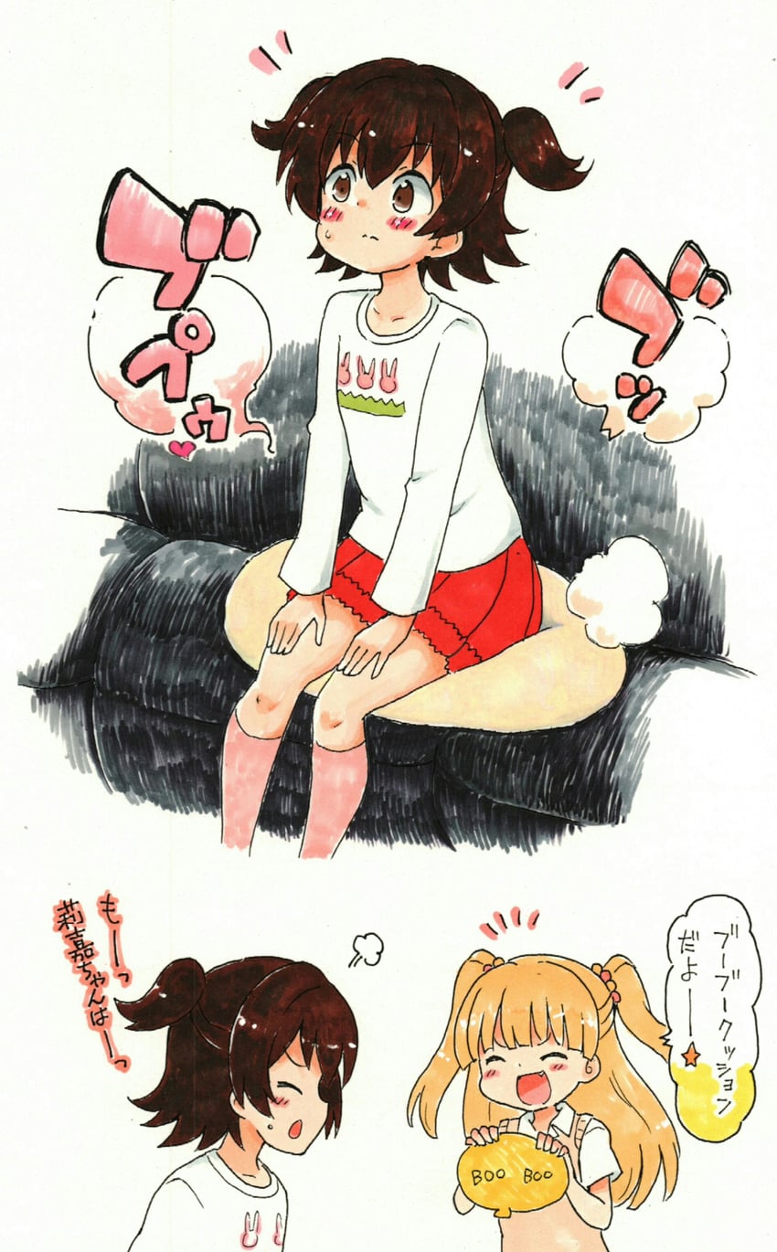 jougasaki rika and akagi miria (idolmaster and 1 more) drawn by mehonobu_g