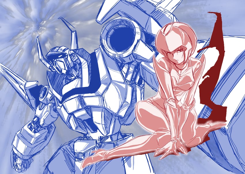 leina stol (machine robo and 1 more) drawn by habara_nobuyoshi