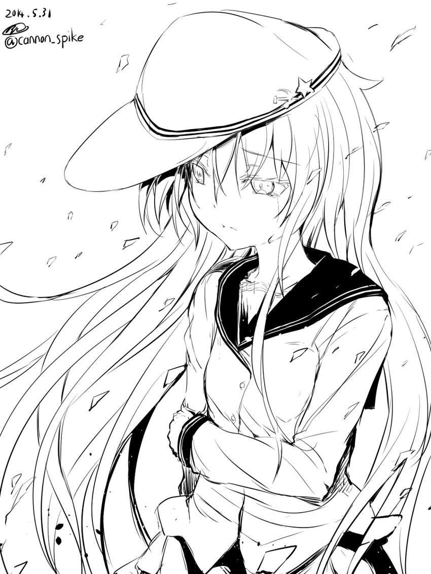 hibiki and verniy (kantai collection) drawn by gin'ichi_(akacia)