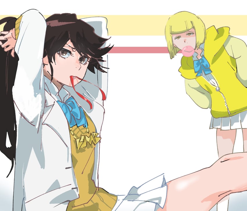 bambietta basterbine and liltotto lamperd (bleach and 1 more) drawn by sekihan_(6kihan)