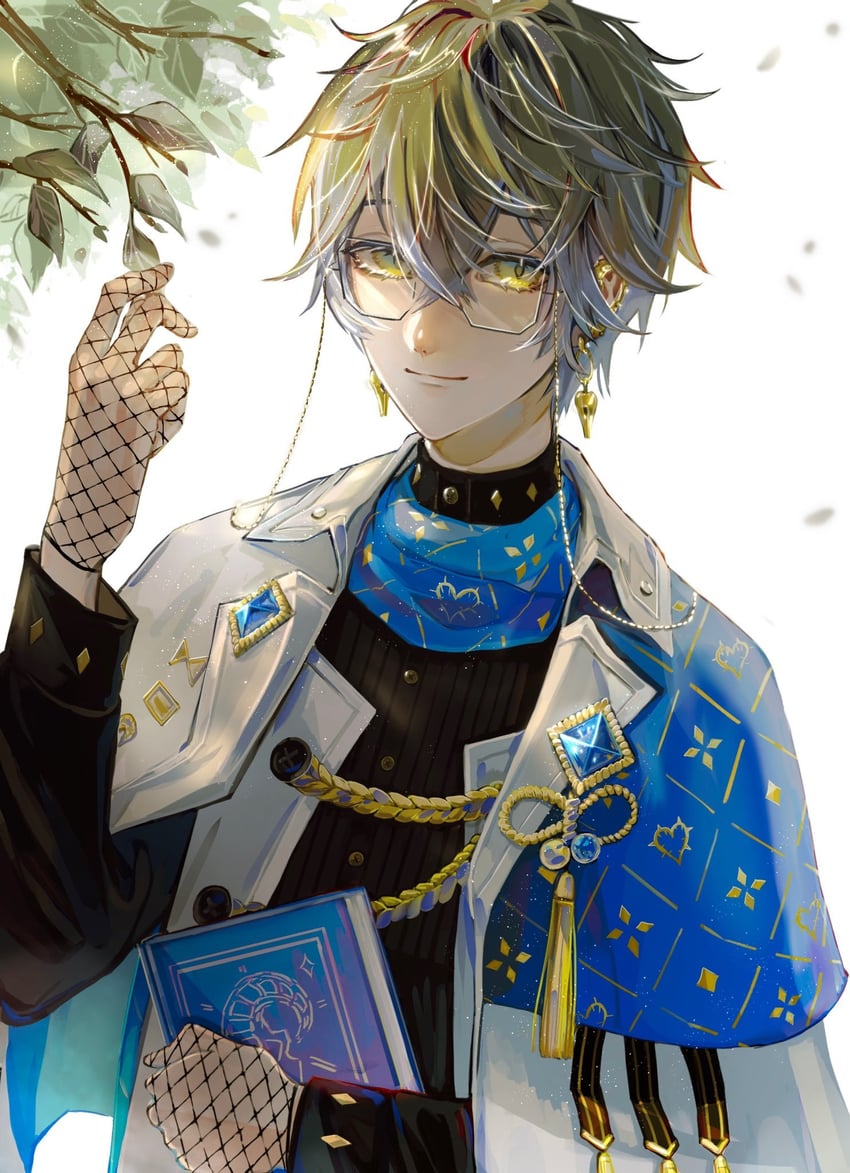 ike eveland (nijisanji and 1 more) drawn by rovaroca