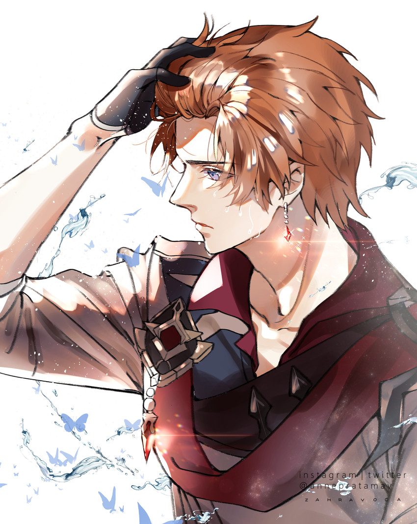 tartaglia (genshin impact) drawn by zahravoca_(annpratamav)