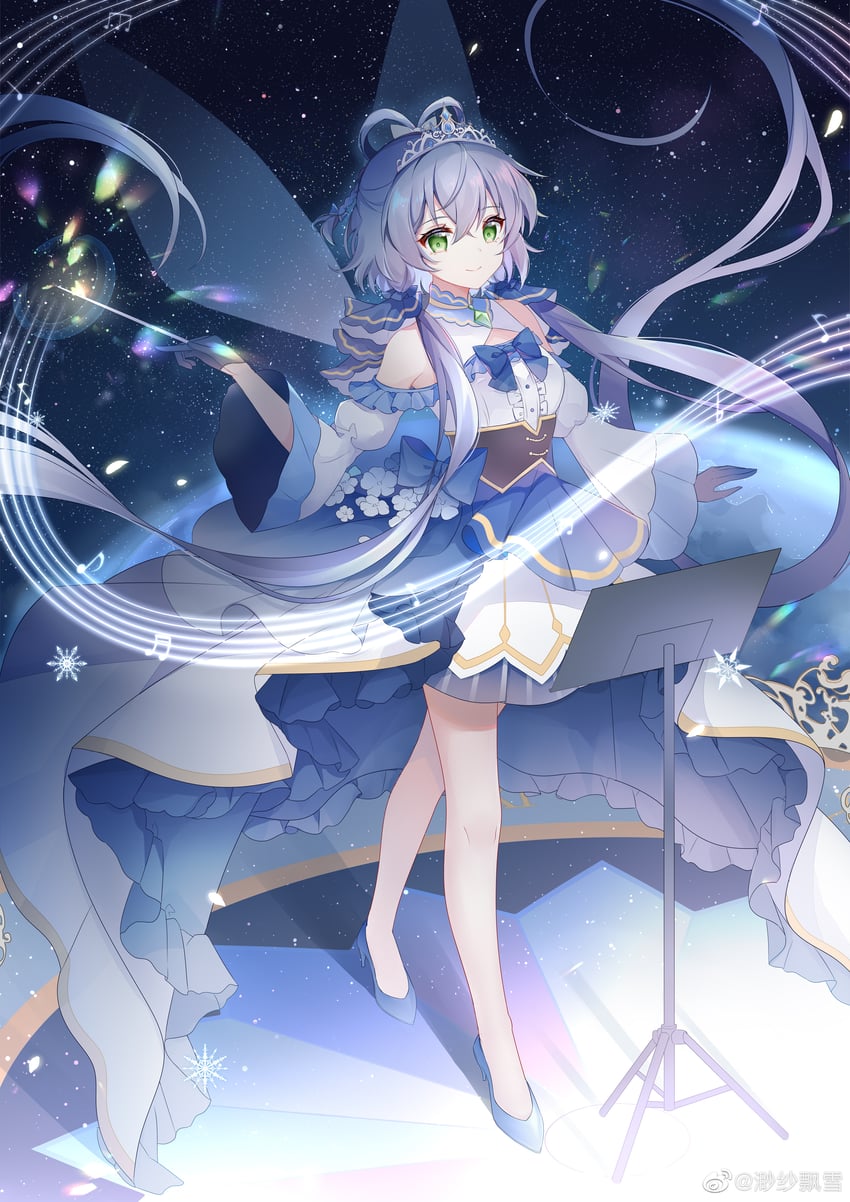 luo tianyi (vocaloid and 1 more) drawn by miaosha_piaoxue