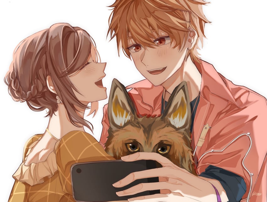 rosa and luke pearce (tears of themis) drawn by qeanoya