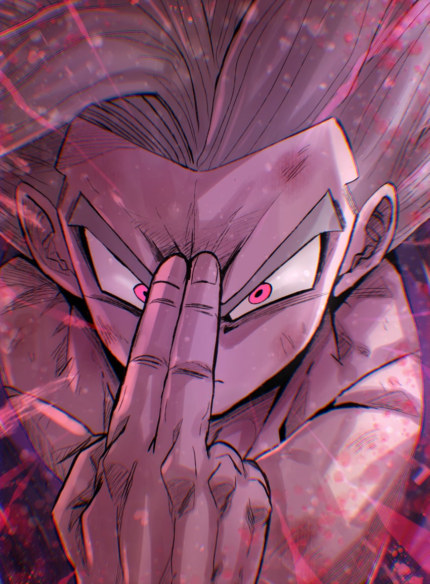 son gohan and gohan beast (dragon ball and 2 more) drawn by chiro_illust