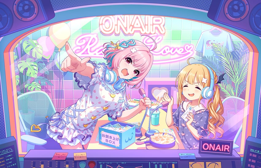 yumemi riamu and futaba anzu (idolmaster and 2 more)