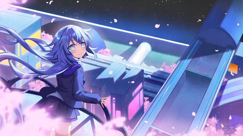 purple heart and next purple (neptune) drawn by binato_lulu