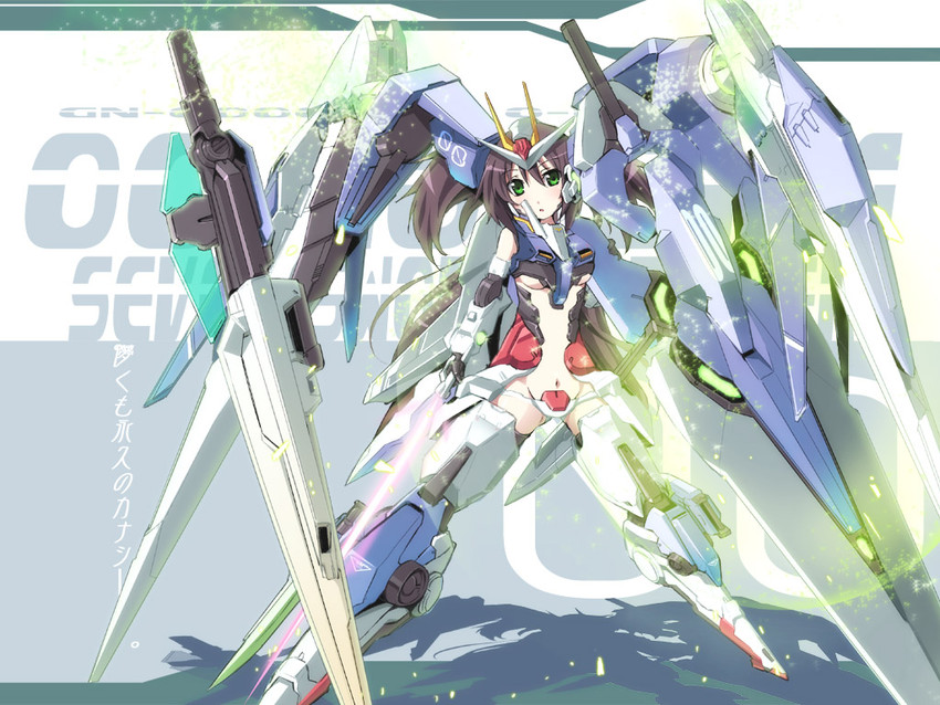 00 gundam (gundam and 1 more) drawn by okiura