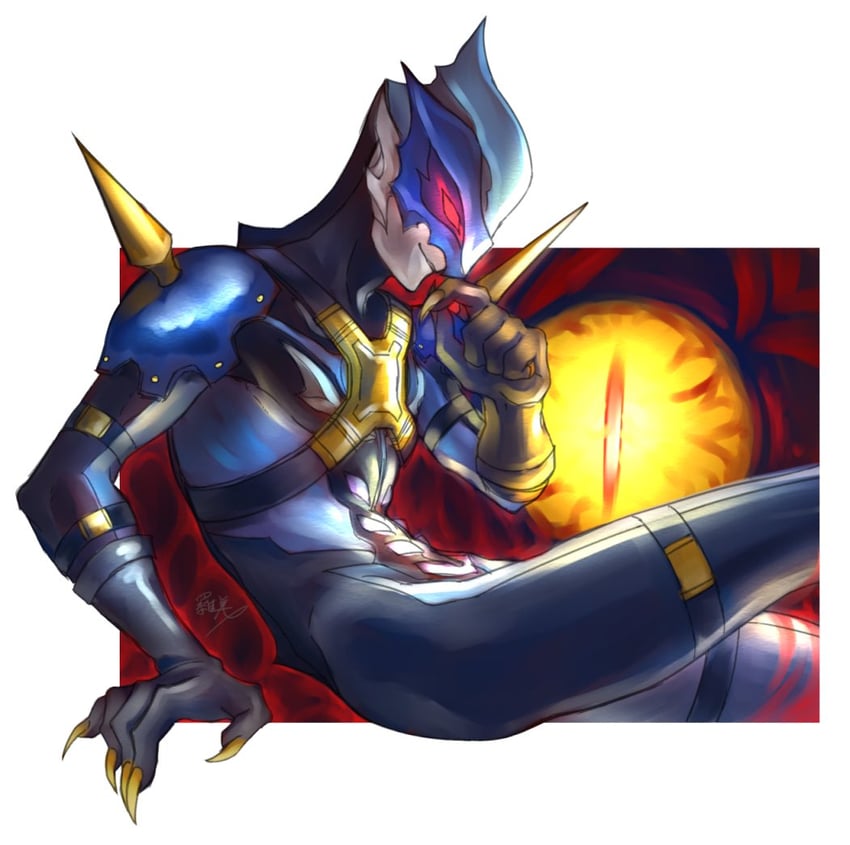 ultraman tregear and grimdo (ultra series and 1 more) drawn by llam_hato_810