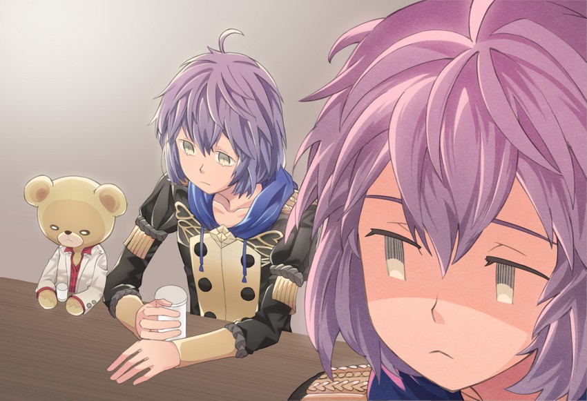 bernadetta von varley and kiryu kazuma (fire emblem and 2 more) drawn by wasabiyam