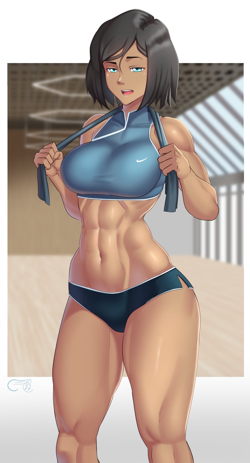 korra (avatar legends and 1 more) drawn by castell