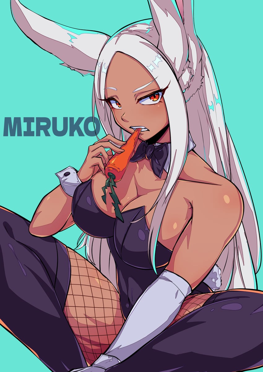 mirko (boku no hero academia) drawn by karan_koron100