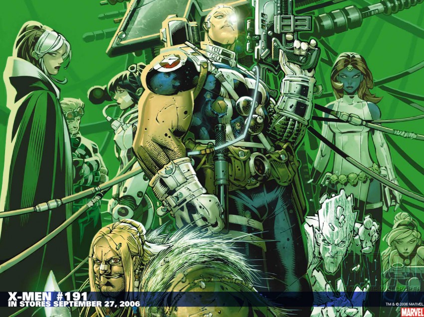 rogue, sabertooth, cable, mystique, iceman, and 3 more (marvel and 1 more) drawn by chris_bachalo