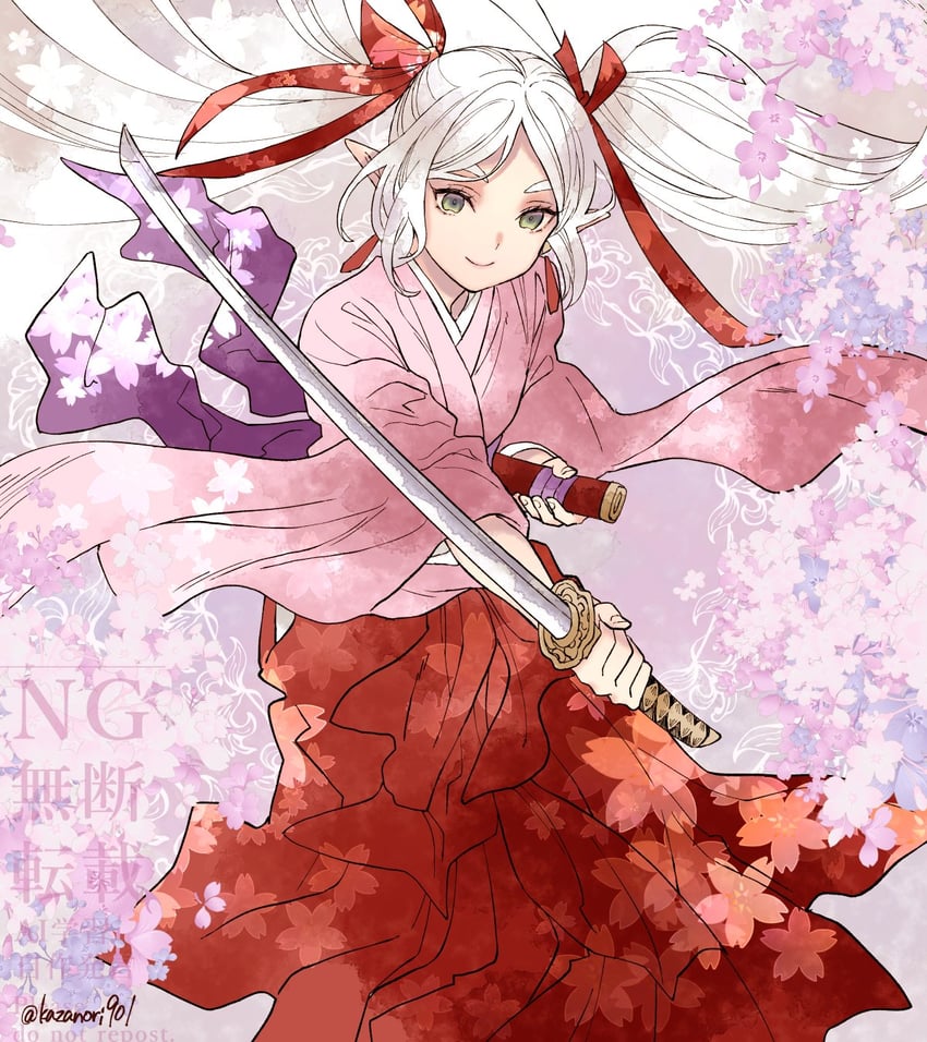 frieren and shinguuji sakura (sousou no frieren and 1 more) drawn by nanahachi_77889