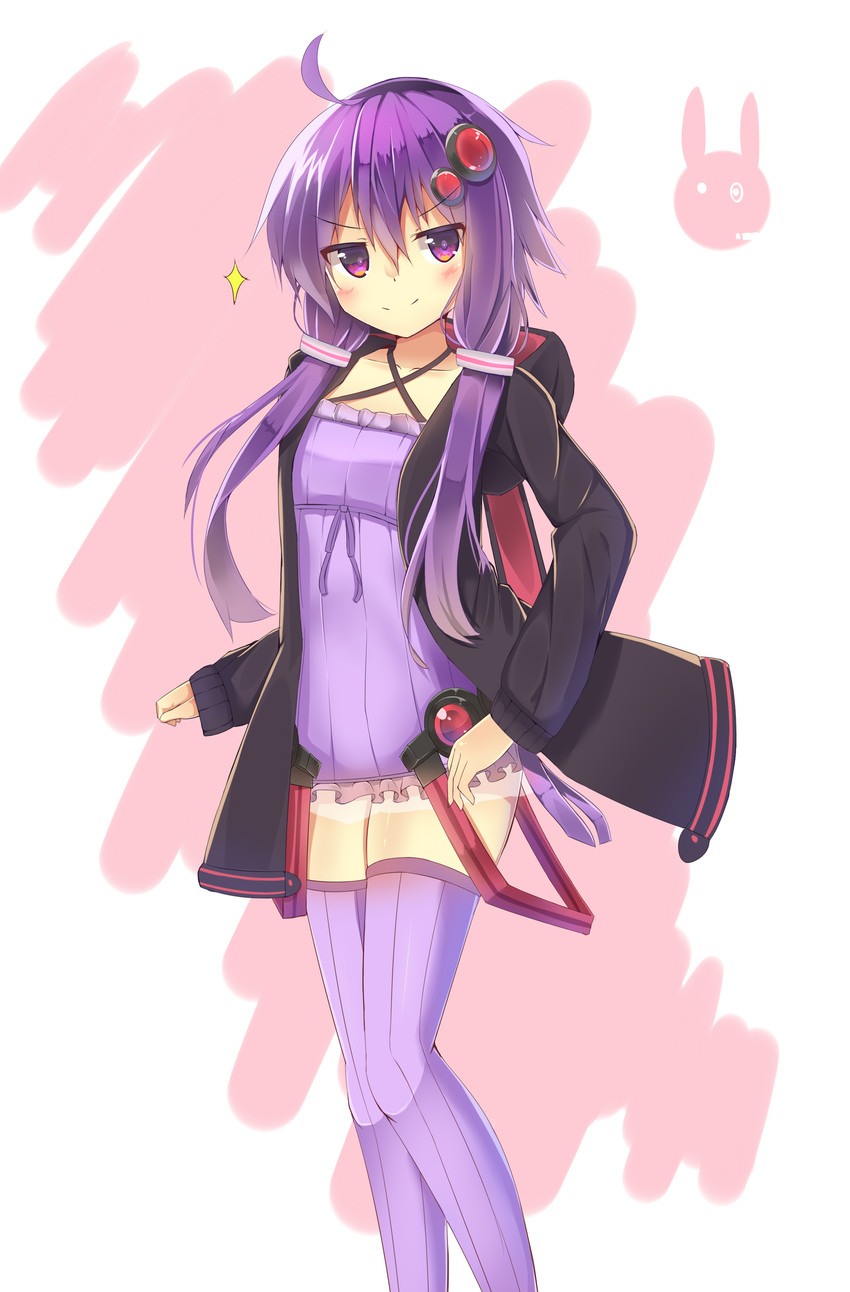 yuzuki yukari (vocaloid and 1 more) drawn by mizuki_ryuu