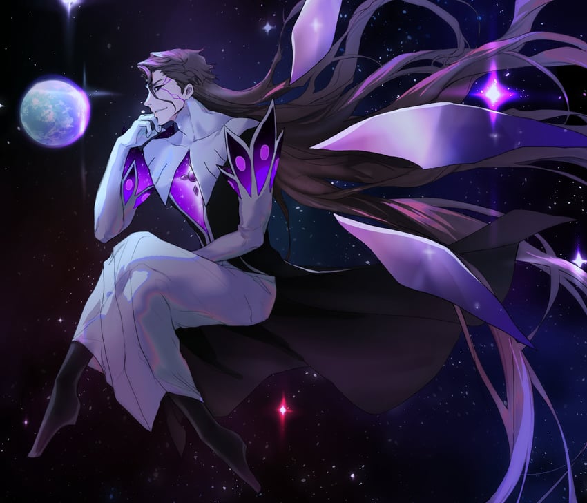 aizen sousuke and hogyoku (bleach and 1 more) drawn by losloslaus