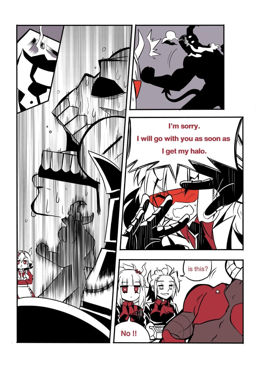 lucifer, justice, helltaker, beelzebub, and loremaster (helltaker) drawn by demongem