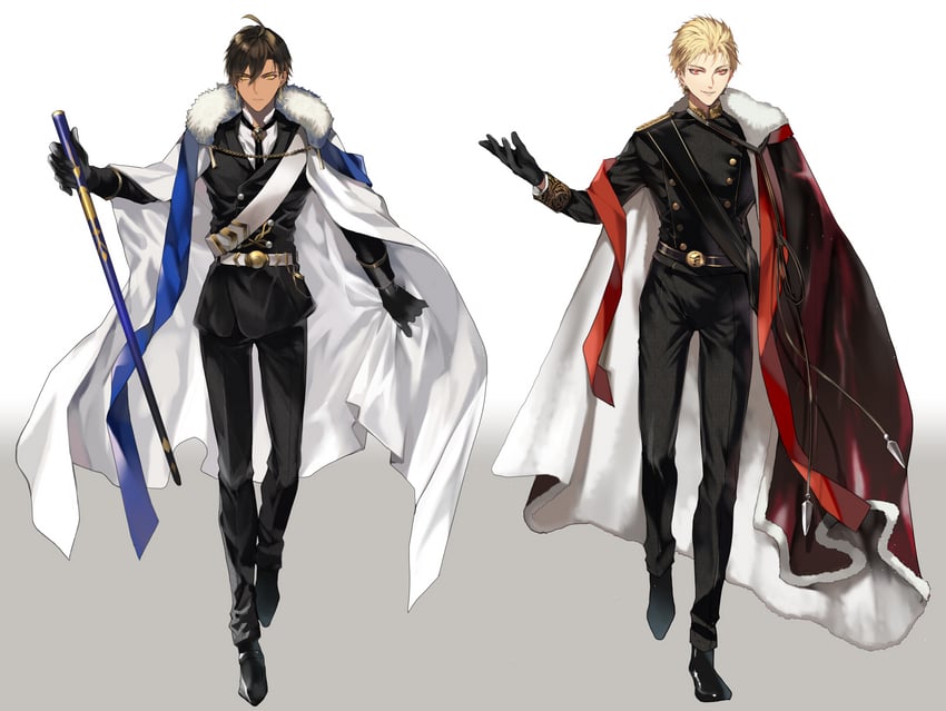 gilgamesh and ozymandias (fate and 1 more) drawn by sakura_hitsuji